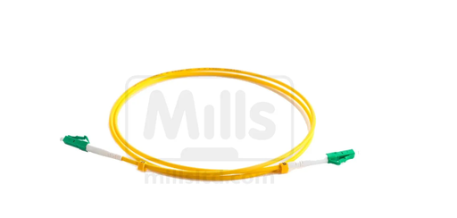MILLS SC/APC - SC/UPC G657A1 Singlemode Simplex Patch Cord OS2 9/125 2m